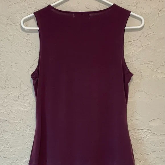 Calvin Klein Cowl Neck Sleeveless Women's Blouse, Size PS - Picture 2 of 7